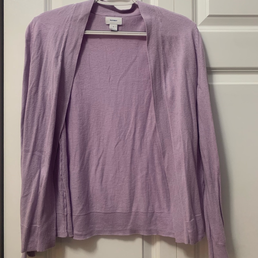 Old Navy open cardigan - lilac